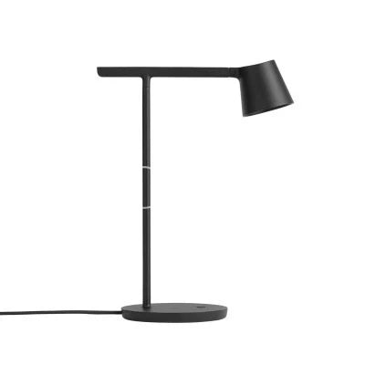Nehal Table Lamp: Modern, chic, dimmable task lamp in four colorways.
