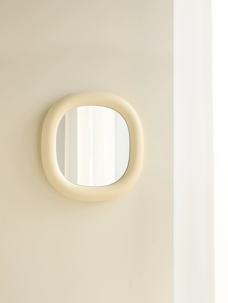 Modern Seeker Mirror - Vibrant Bubble Frame, Desktop or Wall Hanging