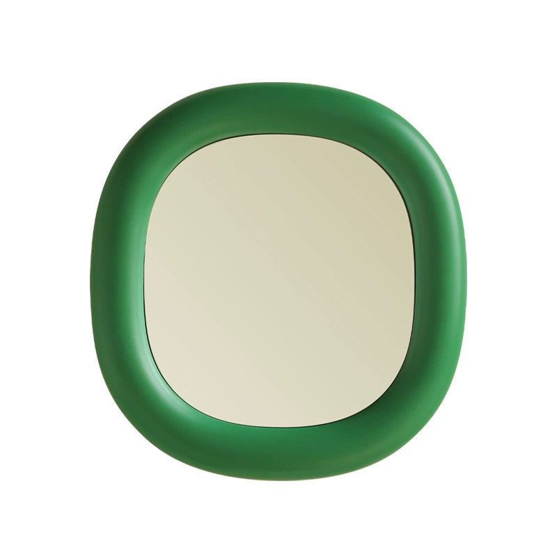 Modern Seeker Mirror - Vibrant Bubble Frame, Desktop or Wall Hanging