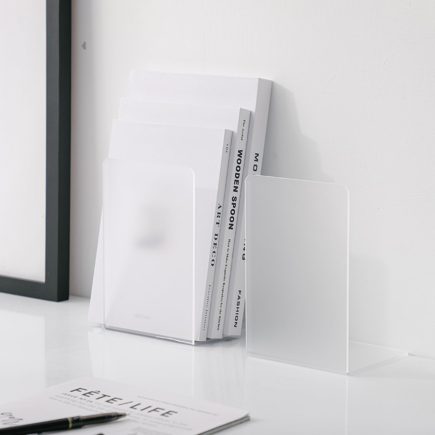 Moderna Acrylic Bookends