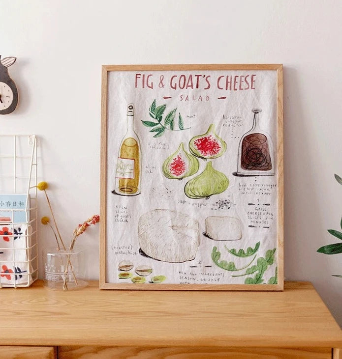 Cotton kitchen towel with printed classic Italian and sweet recipes, measures 45 x 60 cm, absorbent and decorative for your kitchen.