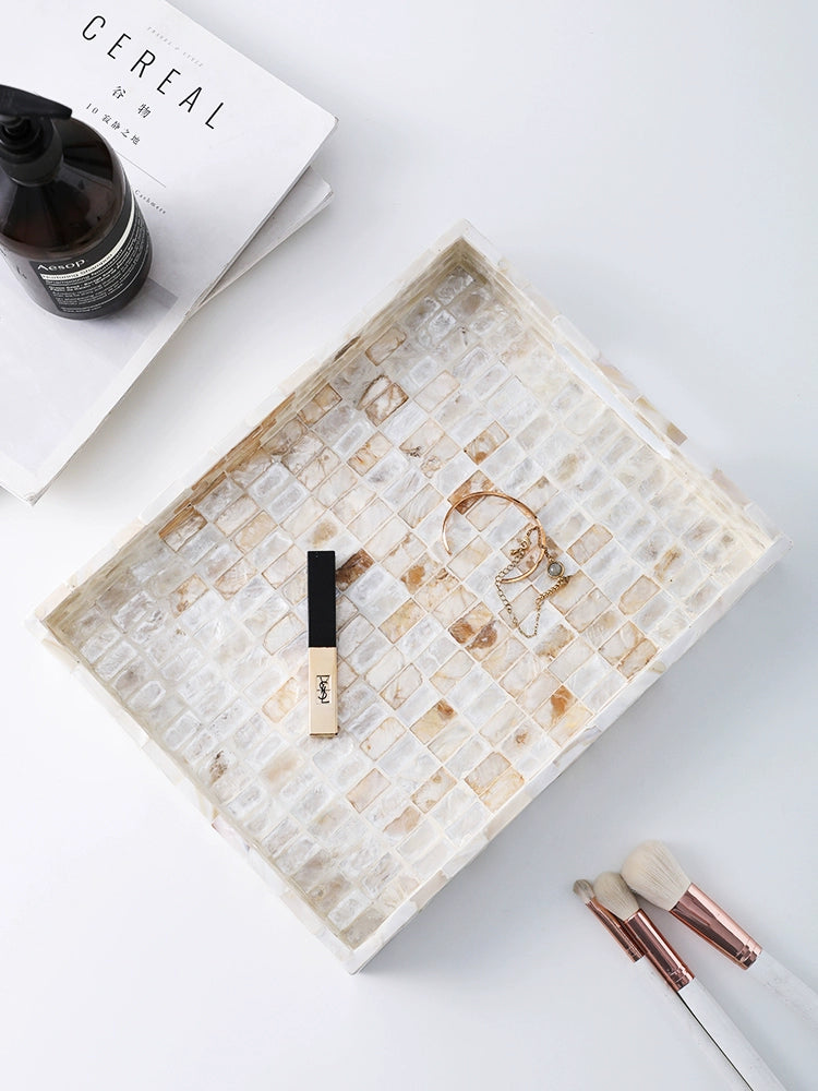 Handmade Natural Wood Shell Tray | Decorative Accent – Domus Forge